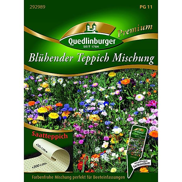 Quedlinburger Saatteppich Blühender Teppich ''Mischung'' günstig online kaufen