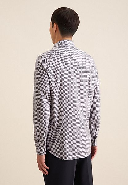 seidensticker Businesshemd "Slim", Slim Langarm Kentkragen Druck günstig online kaufen
