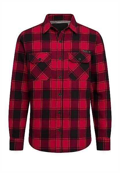 Brandit Langarmhemd "Brandit Herren Checked Shirt" 1 Stk. günstig online kaufen
