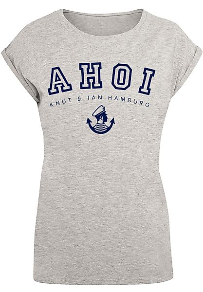 F4NT4STIC T-Shirt "PLUS SIZE Ahoi Knut & Jan Hamburg", Print günstig online kaufen