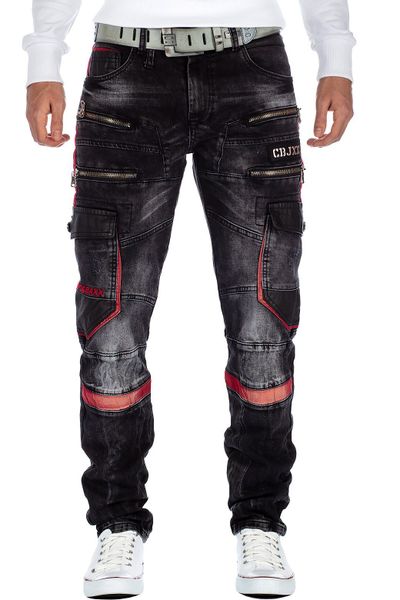 Cipo & Baxx Bikerjeans Herren straight günstig online kaufen