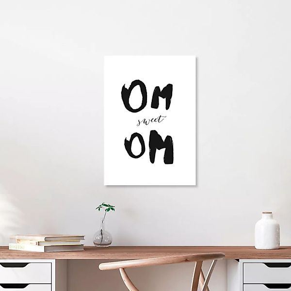 Poster / Leinwandbild - Om Sweet Om günstig online kaufen