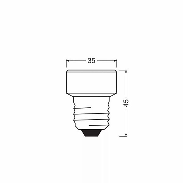 LEDVANCE LED FLAT LAMP 3 STEP DIM 3.5W 840 Frosted E27 - 4058075840058 günstig online kaufen