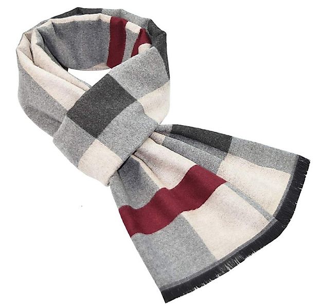 FOUORTUNATE-BEE Schal Herren-Schal kariert – Warmes, dickes Winteraccessoir günstig online kaufen