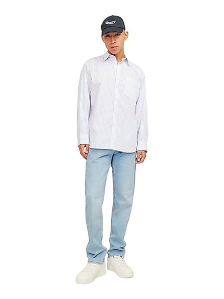 Jack & Jones Tapered-fit-Jeans JJIMIKE aus elastischem Material und Used-Wa günstig online kaufen