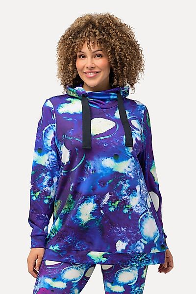 Ulla Popken Sweatshirt Fleece-Sweater Stehkragen Langarm günstig online kaufen