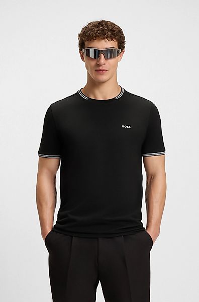 BOSS GREEN T-Shirt "Taul", mit kontrastfarbenen Streifendetails günstig online kaufen