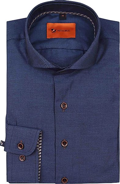 Suitable Twill Hemd Indigoblau - Größe 41 günstig online kaufen