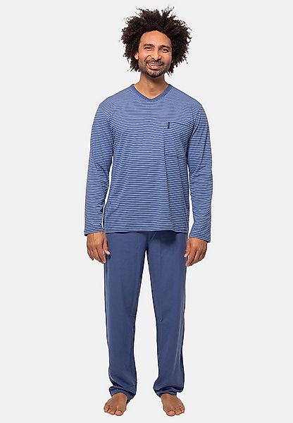 Ammann Pyjama Extra Light Cotton (Set, 2 tlg) Schlafanzug Langarm - Baumwol günstig online kaufen