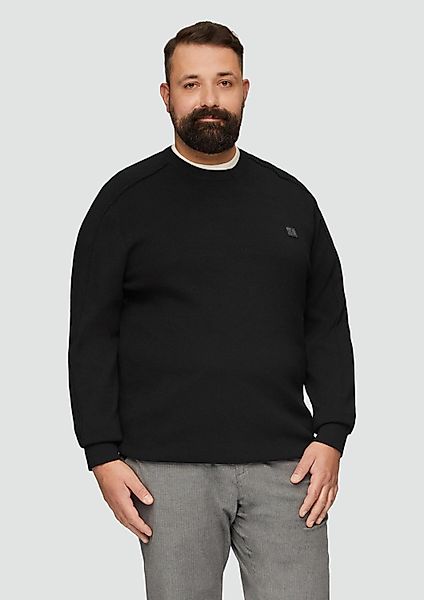s.Oliver Longpullover Strickpullover Strickpullover mit Nahtdetails günstig online kaufen