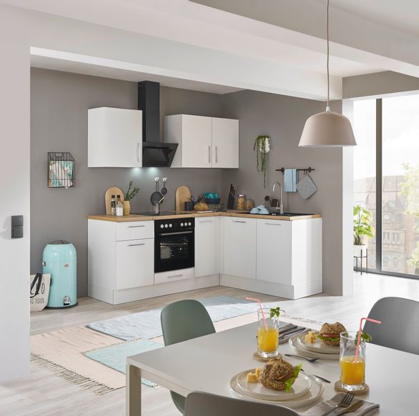 BASIC by Balculina Winkelküche "Turin" Stellbreite 210x175 cm, wahlweise mi günstig online kaufen