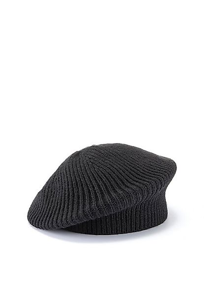 LASCANA Strickmütze Baskenmütze, Herbstmütze, weiche Wintermütze aus Grobst günstig online kaufen