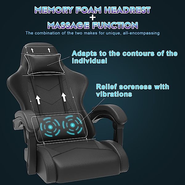 Furnicopia Gaming-Stuhl Gaming Chair Ergonomisch höhenverstellbar günstig online kaufen