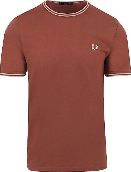 Fred Perry Twin Tipped T-shirt Brique - Größe XXL günstig online kaufen
