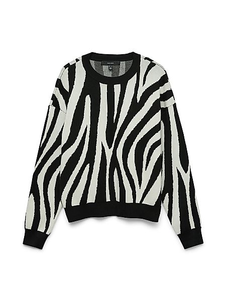 Vero Moda Strickpullover VMSILJEANIMAL LS O-NCK günstig online kaufen