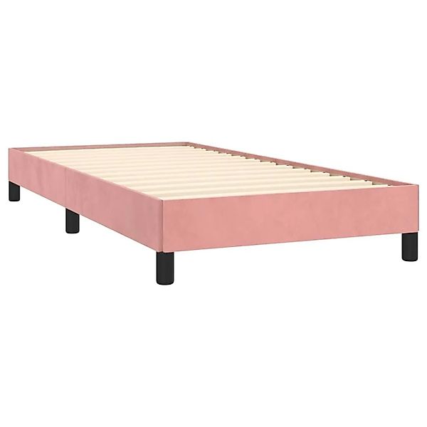 vidaXL Bettgestell Rosa 80x200 cm Samt 346945 günstig online kaufen