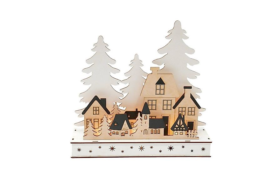 HTI-Living Weihnachtsdorf LED Weihnachsszene Dorfidylle, Weihnachtsdeko Leu günstig online kaufen