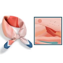 Coonoor Seidentuch Seidentuch Stirnband Quadratischer Haar-Bandanas-Schal günstig online kaufen