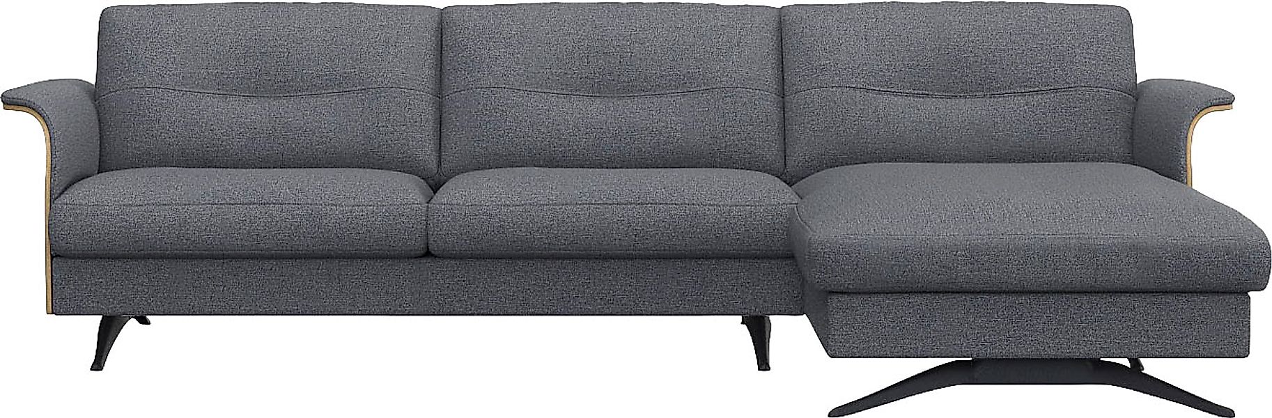 FLEXLUX Ecksofa »Glow, super bequem durch hochwertigem Sitzaufbau mit Feder günstig online kaufen