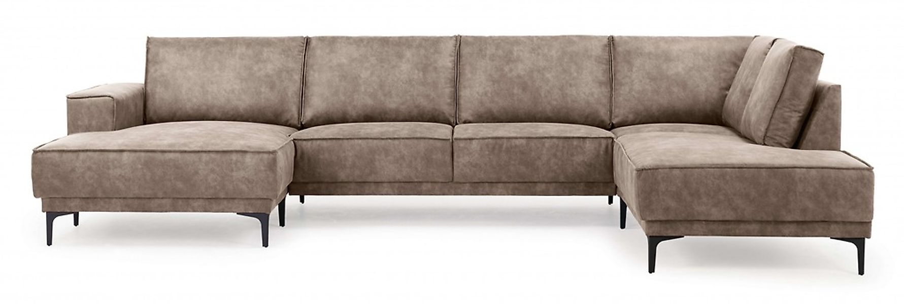 OTTO home Wohnlandschaft "XXL Sofa Oland, Struktur, Flachgewebe, Luxus-Micr günstig online kaufen