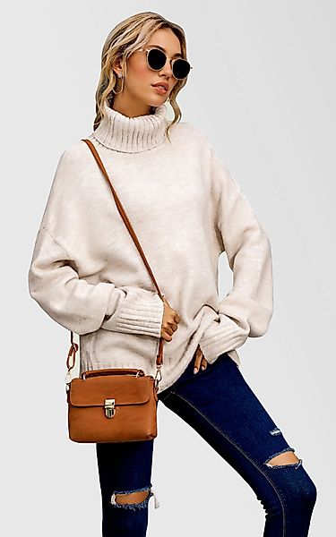 FS Collection Strickpullover Damen Strickpullover mit günstig online kaufen