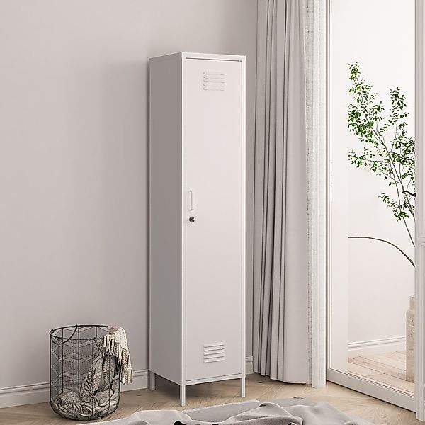 en.casa Kleiderschrank Garderobenschrank »Seinäjoki« 180x38x38 cm günstig online kaufen