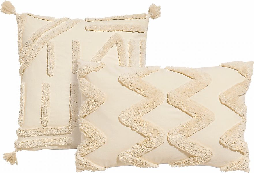 LeGer Home by Lena Gercke Dekokissen "Marusha" Kissenhüllen, 2 Stück, ohne günstig online kaufen