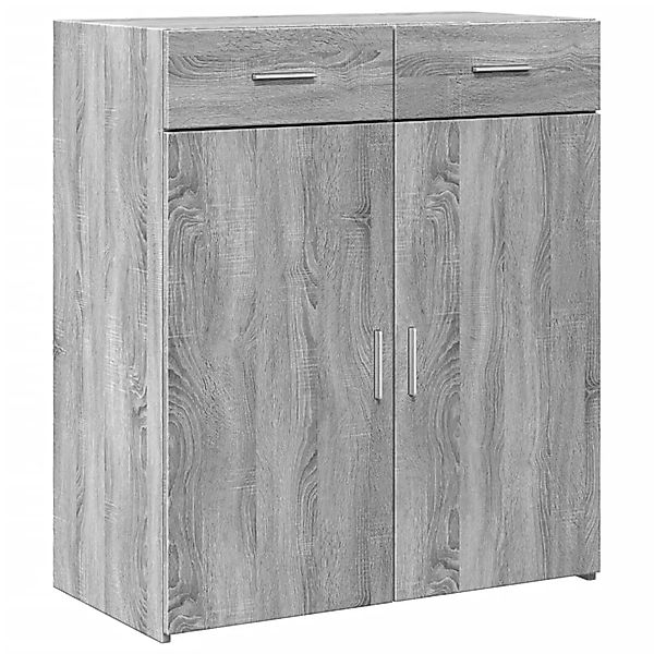 vidaXL Sideboard Grau Sonoma 80x42,5x93 cm Holzwerkstoff 3281474 günstig online kaufen