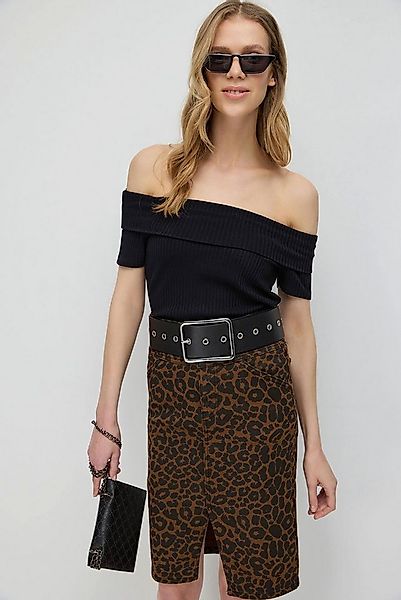 No Matter What T-Shirt Kurzarm-T-Shirt mit schulterfreiem Ausschnitt günstig online kaufen