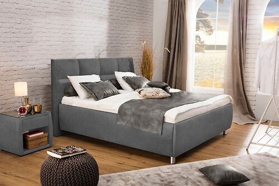 alina Polsterbett »Nadina« wahlweise mit Matratze und Lattenrost, in versch günstig online kaufen