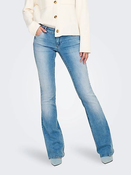 ONLY Bootcut-Jeans "ONLBLUSH LW FLARED DNM REA155 NOOS" günstig online kaufen