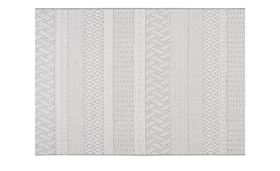 HOME STORY Outdoor Teppich - grau - Synthethische Fasern - 160 cm - Sconto günstig online kaufen