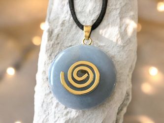 Steinfixx® Lange Kette echter Edelsteindonut 30 günstig online kaufen