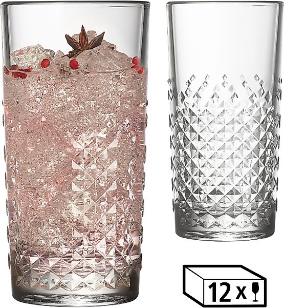 LIBBEY Gläser-Set »Beverage Glas -OCULAR-, 473 ml, Ø 8 cm, H: 15,5 cm, 12er günstig online kaufen