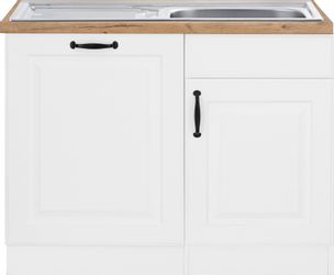 wiho Küchen Spülenschrank "Erla" 110 cm breit, inkl. Tür/Sockel für Geschir günstig online kaufen