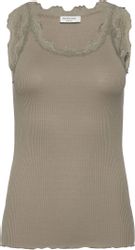 rosemunde Tanktop Babette Silk Top Vintage-Spitzenbesatz, günstig online kaufen
