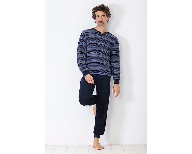 Hajo Pyjama Hajo, Schlafanzug Klima Frottee 53865 günstig online kaufen