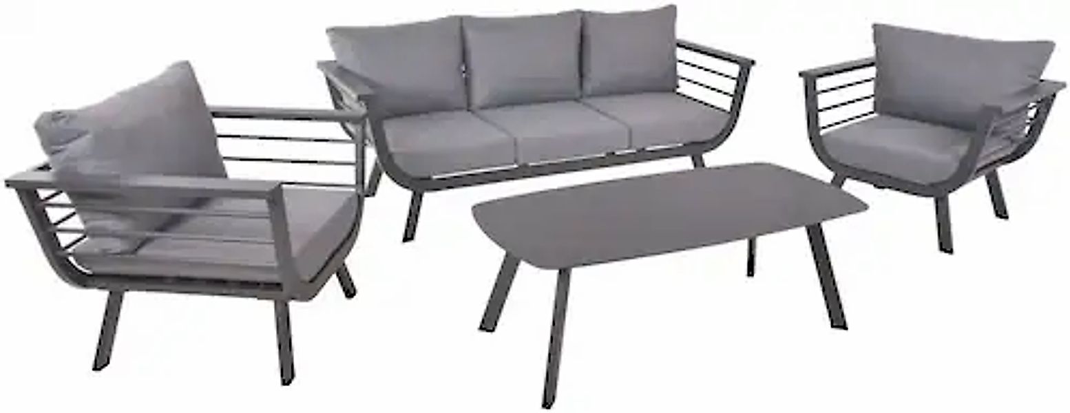 Garden Pleasure Garten-Essgruppe »ELIA« 9 Stk. tlg. mit bequemer Polsterung günstig online kaufen