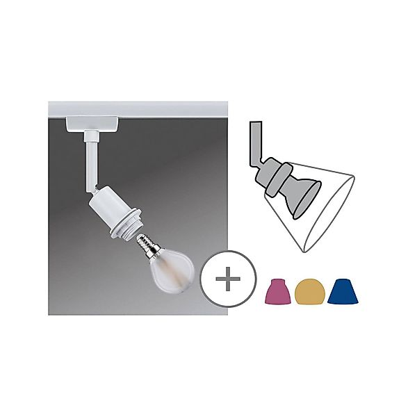 Paulmann Schienensystem-Leuchten »URail Schienenspot DecoSystems Basic E14 günstig online kaufen
