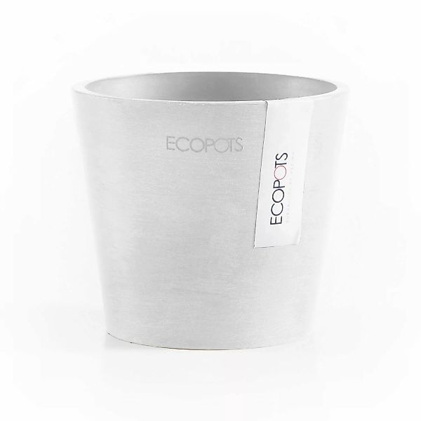 ECOPOTS Blumentopf Amsterdam Mini 10,5 Weiß, günstig online kaufen