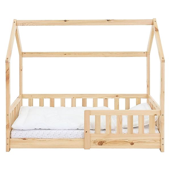 ML-DESIGN Spielbett Hausbett Spielbett inkl. Lattenrost kreativ Bodenbett f günstig online kaufen