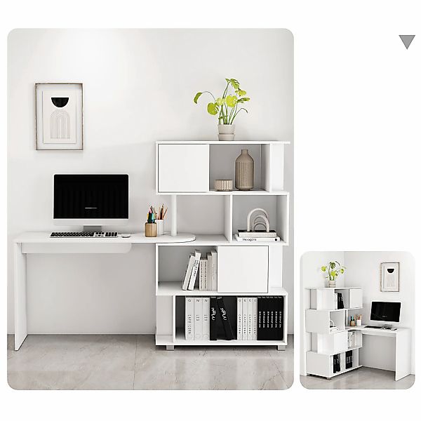 OTTO home Schreibtisch "Inovo" als Eckschreibtisch oder Schreibtisch nutzba günstig online kaufen