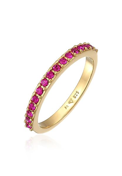 Elli Fingerring Memoire Verlobung Kristalle 925 günstig online kaufen