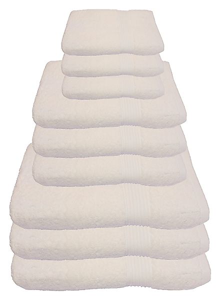 Julie Julsen Handtücher 9-Handtücher-Naturweiß, Baumwolle (9-St) günstig online kaufen