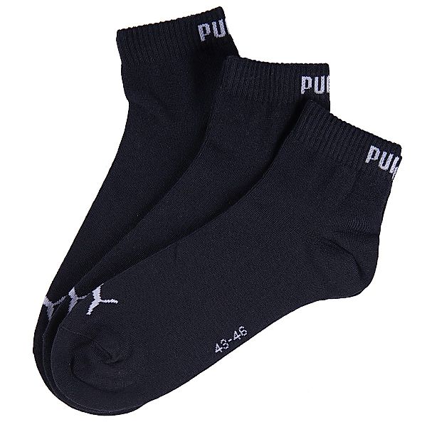 Puma 3er-Pack Sneaker-Socken Farbe schwarz Größe: 43-46 günstig online kaufen