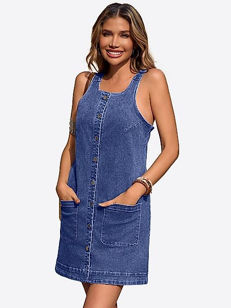 Imily Bela Minikleid Damen Jeanskleider mit Knopfleiste (Packung, 1-tlg., 1 günstig online kaufen