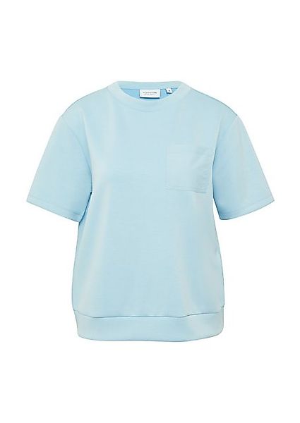 comma casual identity Kurzarmshirt Weiches Kurzarm-Sweatshirt günstig online kaufen