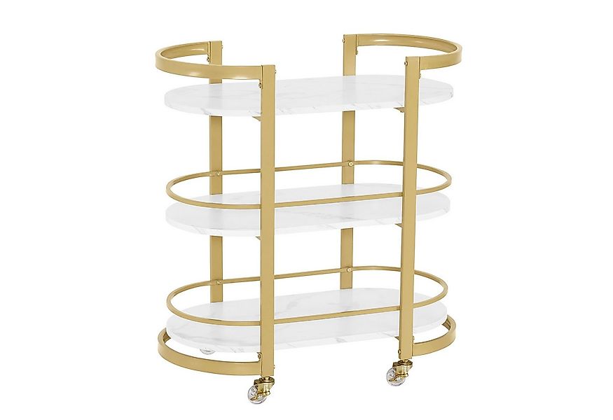 MCombo Servierwagen M MCombo Servierwagen Küchenwagen Barwagen mit Rollen, günstig online kaufen