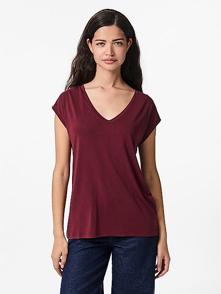 pieces Kurzarmshirt PCKAMALA TEE NOOS BC Materialmix, regular fit günstig online kaufen