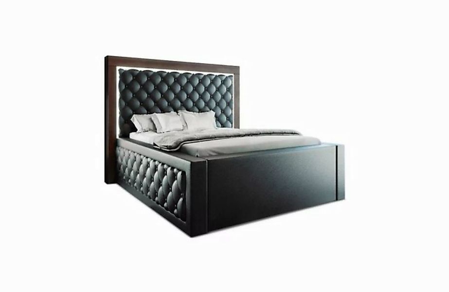 Sofa Dreams Boxspringbett Varese Bett Kunstleder Premium Komplettbett mit L günstig online kaufen